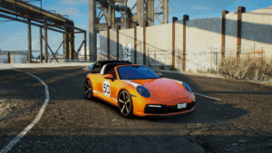 保时捷 992 Targa 4S 50号 自动敞篷 双门跑车|FiveM插件网