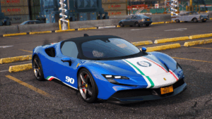 法拉利 SF90 Stradale 超级跑车|FiveM插件网